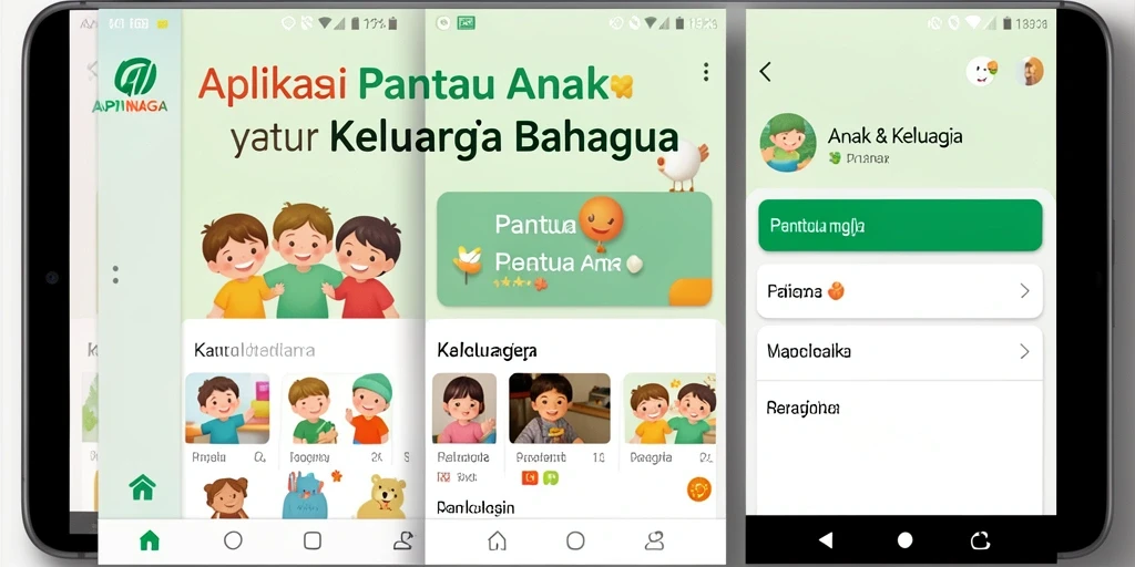 Tampilan antarmuka APINAGA yang intuitif dan mudah digunakan.
