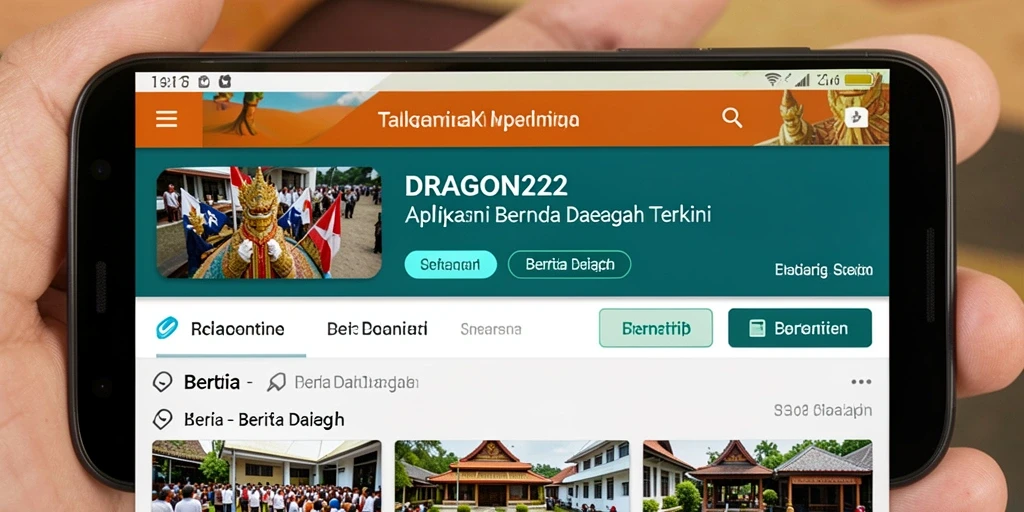 Tampilan antarmuka DRAGON222 yang modern dan informatif.