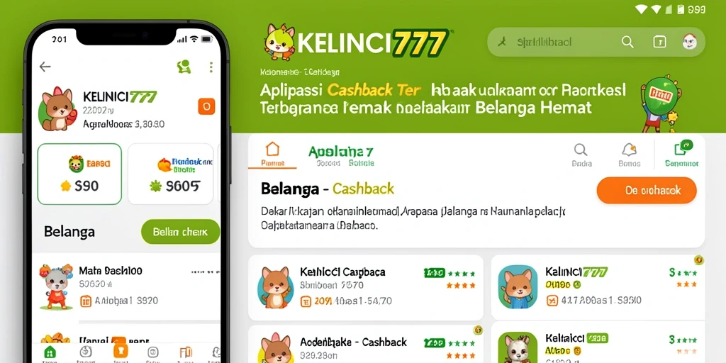 Antarmuka KELINCI777 menampilkan fungsi Cashback yang mudah diakses.